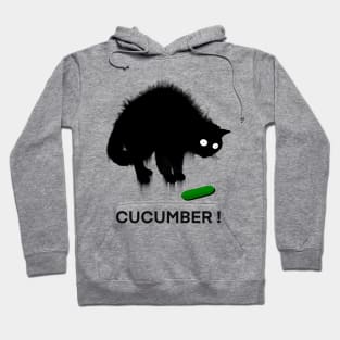 Cucumber Scaredy Cat by MotorManiac Hoodie